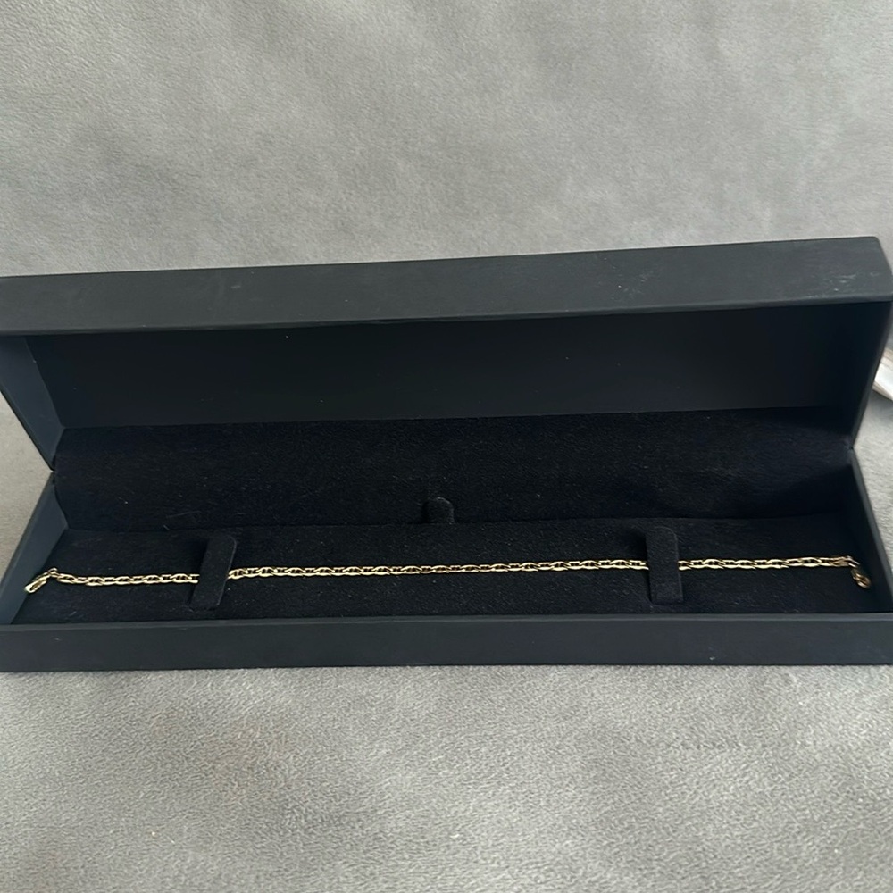 14k Gold Custom 9inch Anklet